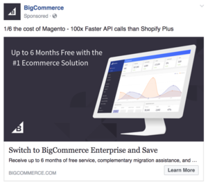 facebook ad example traffic generation