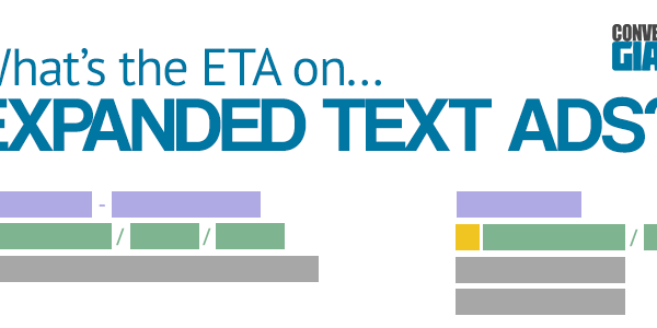ETAs Expanded Text Ads