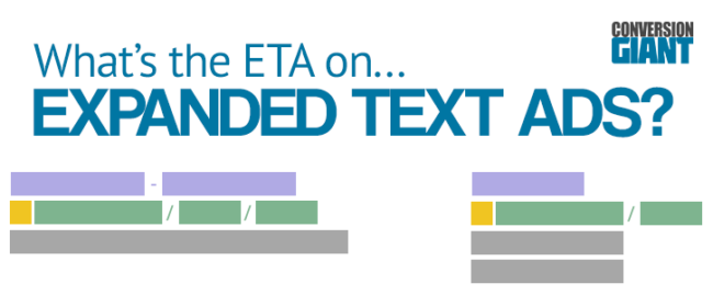 ETAs Expanded Text Ads