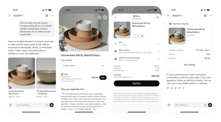 OpenAI Agentic Commerce Example